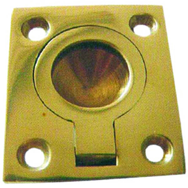 Brass Rect. Ring Pull